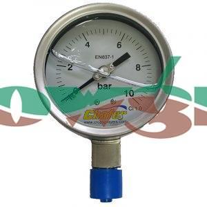 014992 - Chafer Pressure Guage S/S 0-10Bar