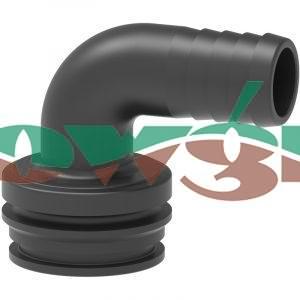 1191325 - Arag Male T3 90 Degree 25mm Hose Tail