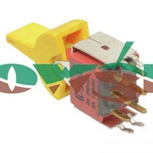 26020900 - Hardi Switch DPDT Yellow (On)-Off-(On)