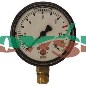 284269 - Hardi Pressure Guage 2.5in 0-16Bar 1/4in