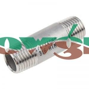 499-3221 - 1/4in x 40mm Stainless Steel Nipple