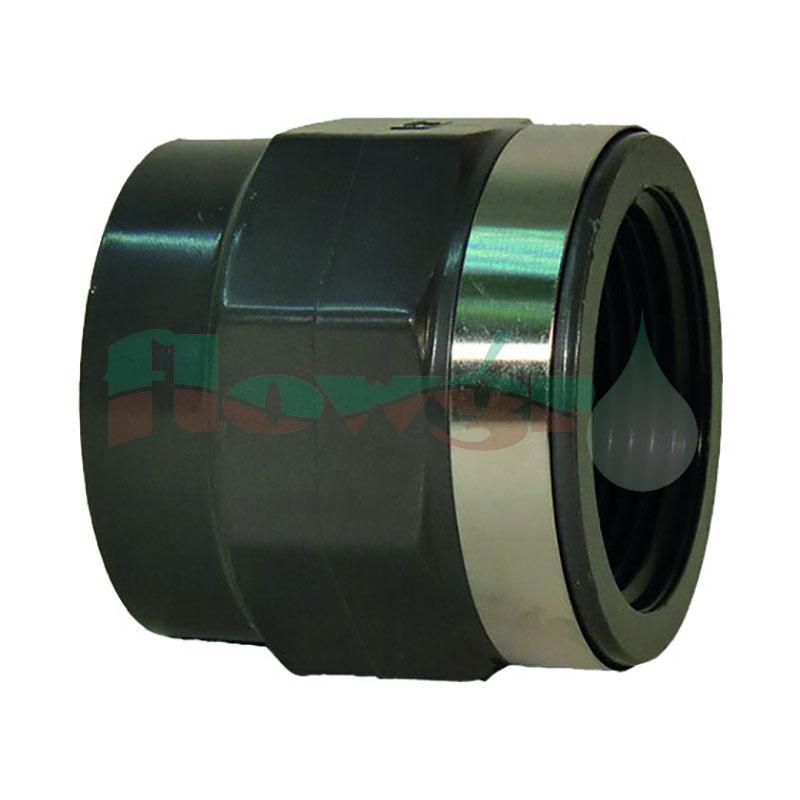 721.911.005 - GF 3/8in Plain-Female Thread Socket PVC-u