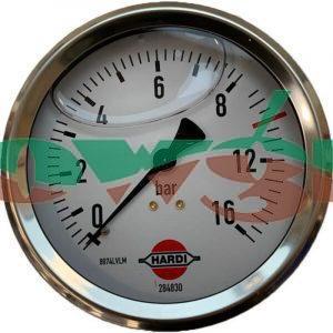 73843600 - Hardi Pressure Guage 0-16 Bar Rear Entry