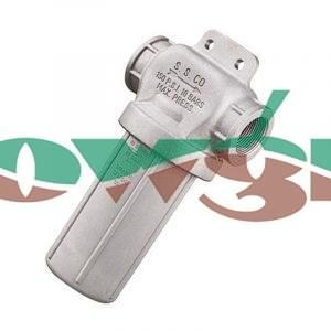 AAB124ML-3/4-AL-50 - TeeJet 3/4in In-Line Filter c/w Mounting Holes 50# - Aluminium