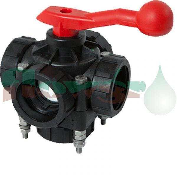 ALT82757 - Altek 2in 5-Way Ball Valve - No Fittings