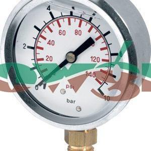 GG2SB10 - 2 1/2 0-10Bar Bottom Entry Pressure Gauge