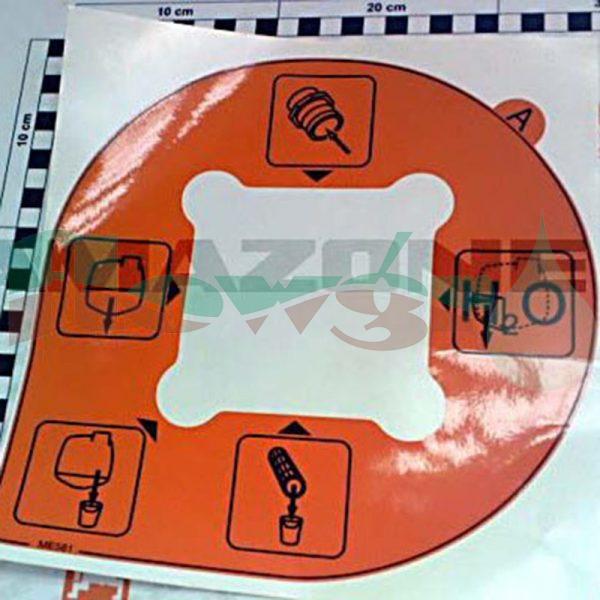 ME581 - Amazone Decal Vario Switch - Suction Side (A)